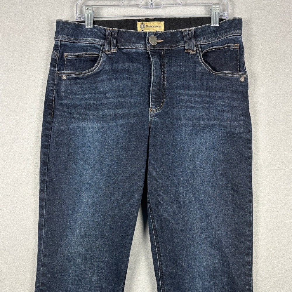 Democracy Ab technology Bootcut Jeans Slimming Dark Wash 14 Indigo Blue - Picture 2 of 9